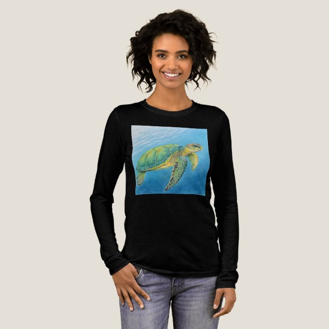 Camiseta Triblenda Beauty of the turtle (Anverso Completo)