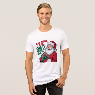 Camiseta Triblenda Beba la siesta que dietética, Santa graciosa