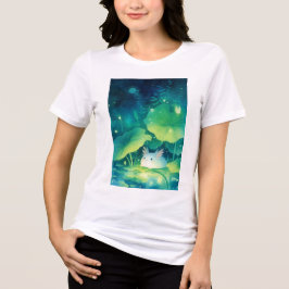 Camiseta Triblenda Bebé Axolotl Flower Pond