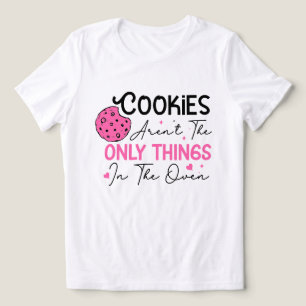 Camiseta Triblenda Bebé de arte con palabras divertidas para hornear 