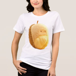 Camiseta Triblenda Bebé de Durian Adorable con Espinas Suaves y Cara 