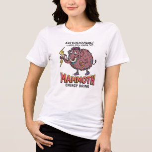 Camiseta Triblenda Bebida Energética Mamut Divertida SuperCargada