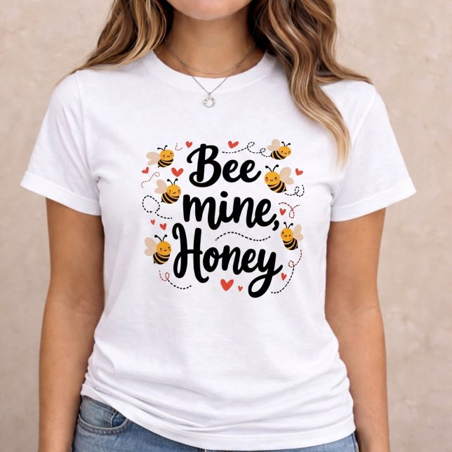 Camiseta Triblenda Bee Mine Honey Cute Valentine Gift (Subido por el creador)