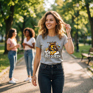 Camiseta Triblenda Bee Queen   Glamoroso arte de la abeja real