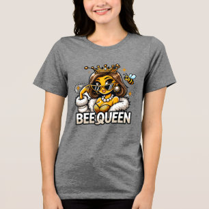 Camiseta Triblenda Bee Queen   Glamoroso arte de la abeja real