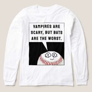 Camiseta Triblenda Béisbol divertido de Halloween
