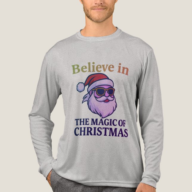 Camiseta Triblenda Believe in the Magic of Christmas 🎅 | Bella+Canva (Anverso)