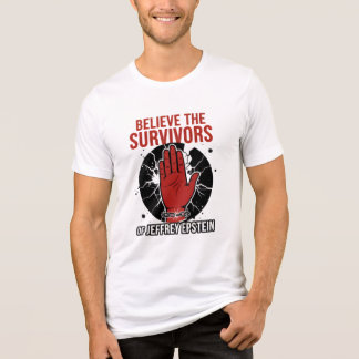 Camiseta Triblenda Believe the Survivors of Jeffrey Epstein