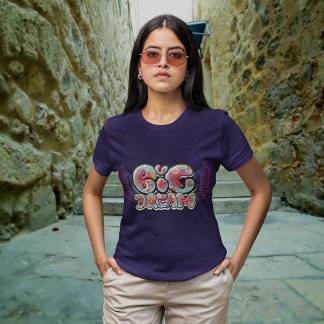 Camiseta Triblenda Bella+Canvas femeninas sueñan con una camiseta con