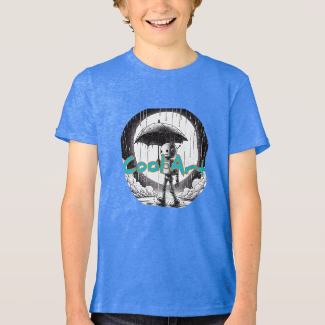 Camiseta Triblenda Bella+Canvas Jóvenes trinitales-mezclan camiseta,  (Anverso)