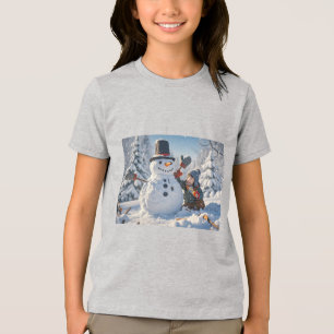 Camiseta Triblenda Bella+Canvas Juventud Triple mezcla T-Shirt