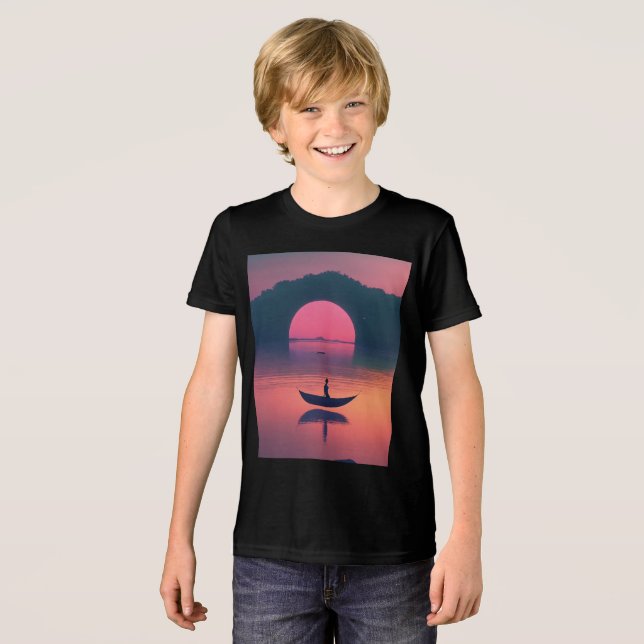Camiseta Triblenda Bella+Canvas Juventud Triple mezcla T-Shirt (Anverso Completo)