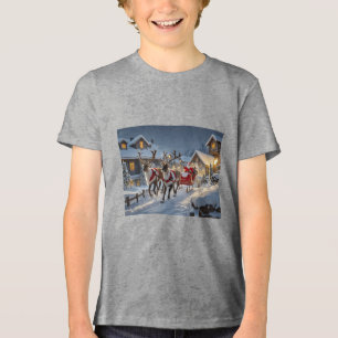 Camiseta Triblenda Bella+Canvas Juventud Triple mezcla T-Shirt