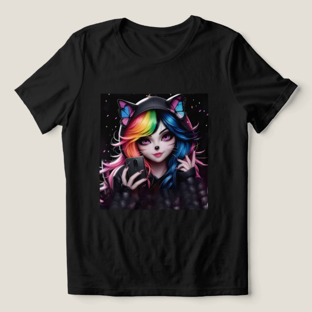 Camiseta Triblenda  Bella+Canvas Mujer  (Diseño delantero )