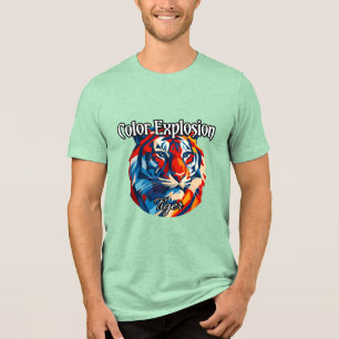 Camiseta Triblenda Bella+Canvas Traglomeración Tradicional, Blanco, A
