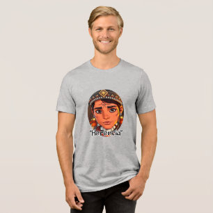Camiseta Triblenda Bella+Canvas Traglomeración triple T-Shirt, Sólido