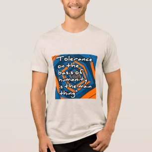 Camiseta Triblenda Bella+Canvas Traglomeración triple T-Shirt, Sólido