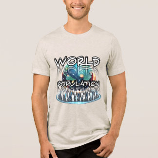 Camiseta Triblenda Bella+Canvas Traglomeración triple T-Shirt, Sólido