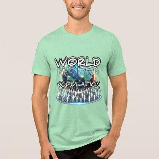 Camiseta Triblenda Bella+Canvas Traglomeración triple T-Shirt, Sólido