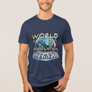 Camiseta Triblenda Bella+Canvas Traglomeración triple T-Shirt, Sólido