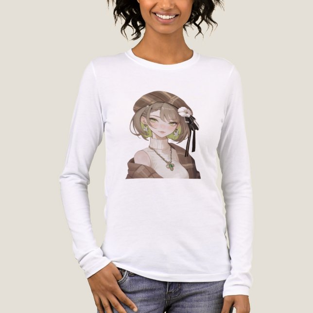 Camiseta Triblenda Bella+Canvas Tri-blend Long Sleeve Shirt (Anverso)