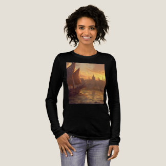 Camiseta Triblenda Bella+Canvas Tri-blend Long Sleeve Shirt
