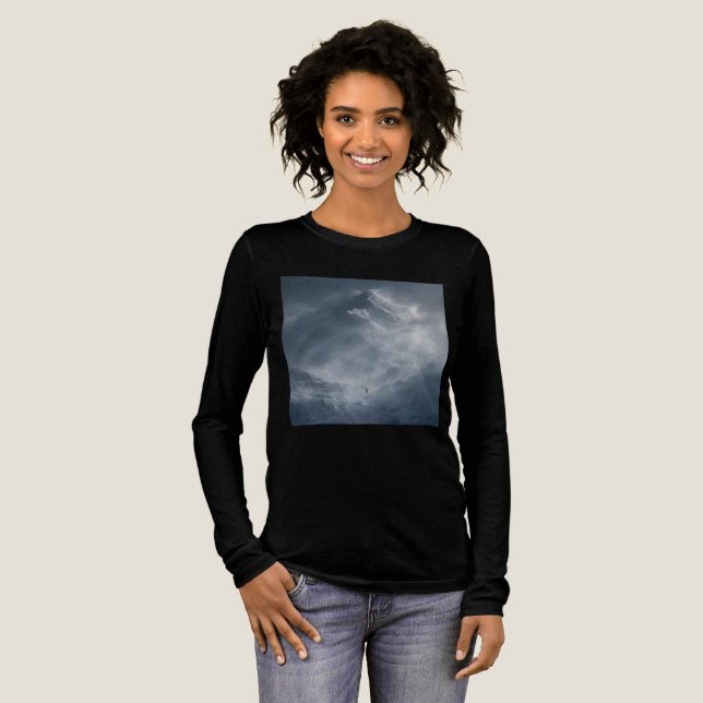 Camiseta Triblenda Bella+Canvas Tri-blend Long Sleeve Shirt (Anverso Completo)