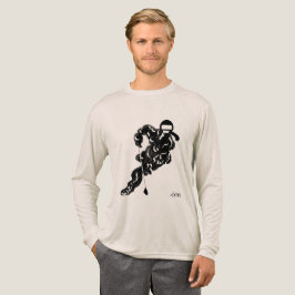 Camiseta Triblenda Bella Canvas Tri-blend Long Sleeve Shirt : Hockey