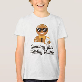 Camiseta Triblenda Bella+Canvas Youth Tri‑Blend T‑Shirt – Gingerbread