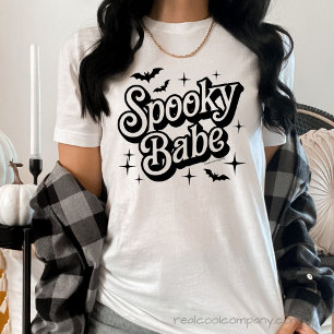 Camiseta Triblenda Bella de Halloween Spooky Babe Canva
