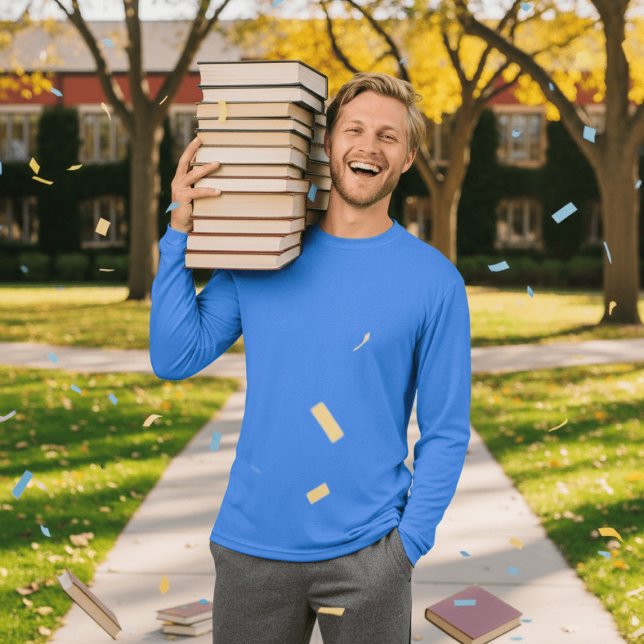 Camiseta Triblenda Bella masculina + lienzo de largo manga confort pr (Men’s Bella + Canvas Long Sleeve Premium Comfort Tri-Blend Shirt)