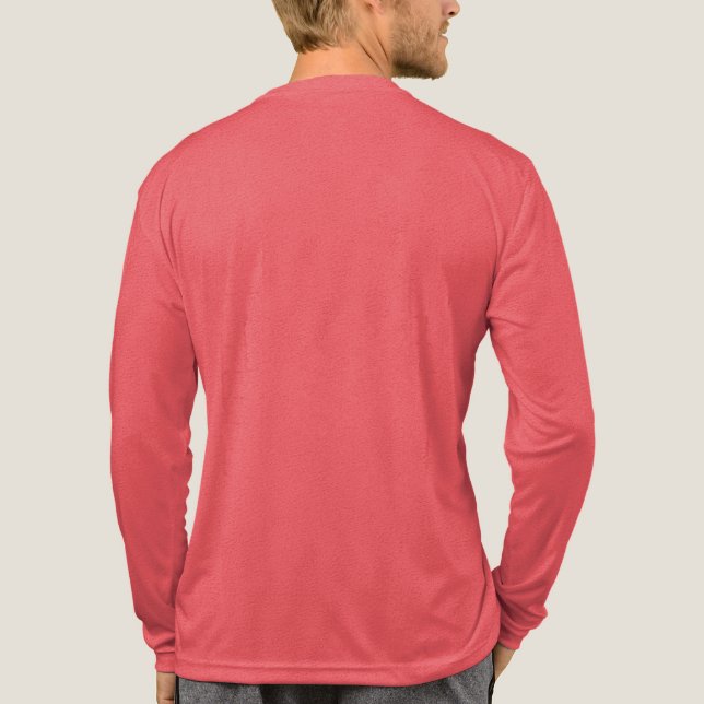 Camiseta Triblenda Bella masculina + lienzo de largo manga confort pr (Reverso )