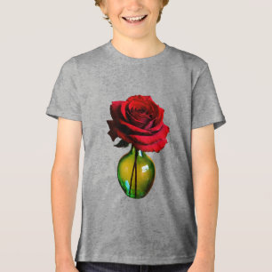 Camiseta Triblenda Belleza audaz - Vara roja y Chicas de Rosa único