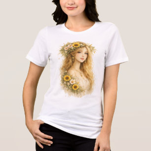 Camiseta Triblenda Belleza de Girasol