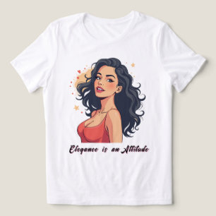 Camiseta Triblenda Belleza segura con el pelo flotante