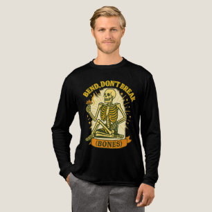 Camiseta Triblenda Bend, Don't Break (Bones) Halloween Skeleton Yoga
