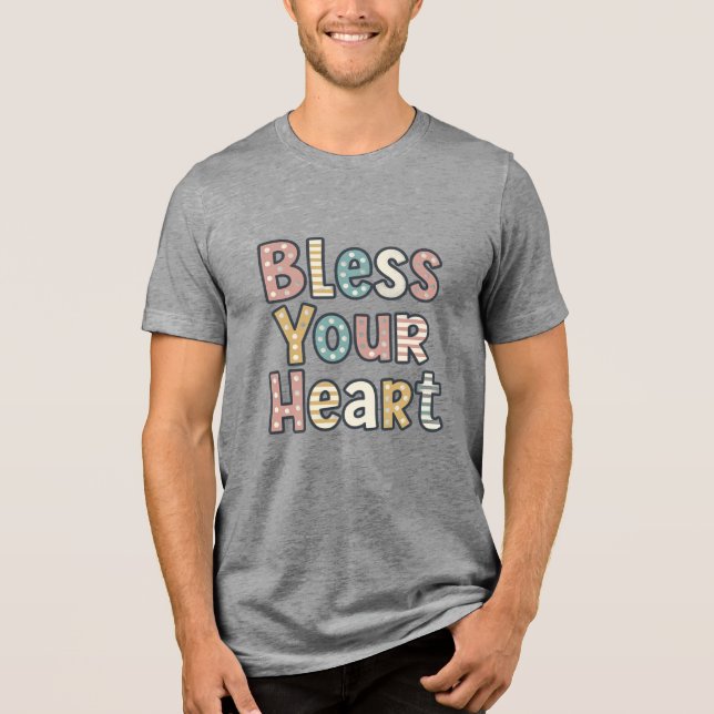 Camiseta Triblenda Bendice Tu Corazón (Anverso)