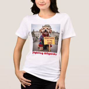 Camiseta Triblenda Bernie Sanders Es Mi Héroe