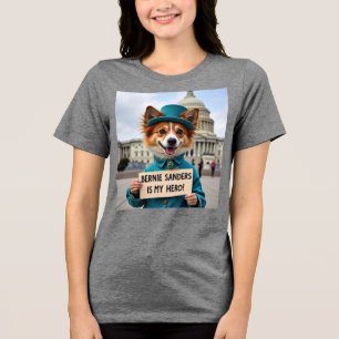 Camiseta Triblenda Bernie Sanders es mi héroe