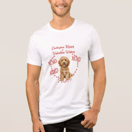 Camiseta Triblenda Besos de Cockapoo Deseos de San Valentín Amante de