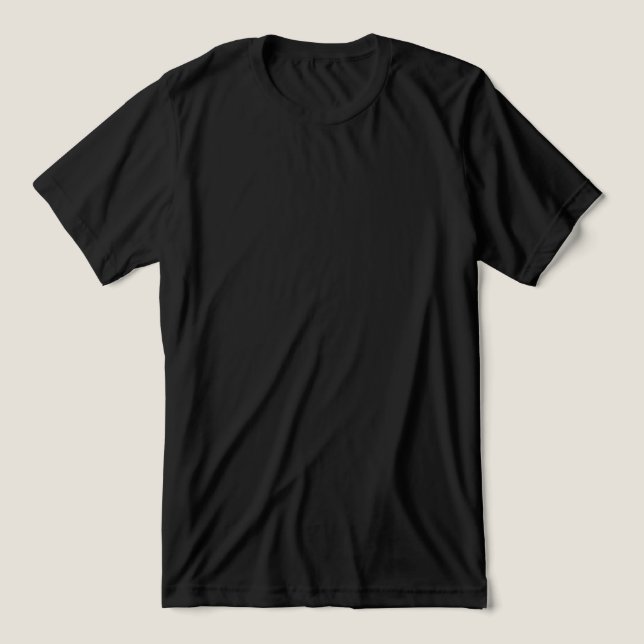 Camiseta Triblenda Best Black Blank Tee for Custom Printing (Diseño delantero )
