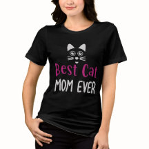 Best Cat Mom Ever - Cute Minimalist Cat Lover Gift