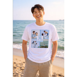 Camiseta Triblenda Best Dad in the Galaxy Custom Photo