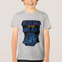 Camiseta Triblenda Best Dad in the Galaxy – Father and Son Earth