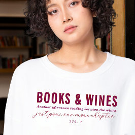 Camiseta Triblenda Between the Wines Book Club Reading Secret Code