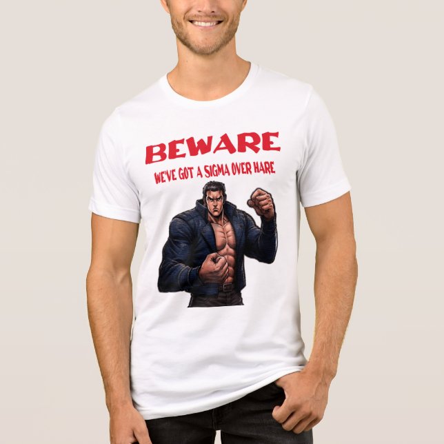 Camiseta Triblenda Beware, We've Got A sigma Over (Anverso)