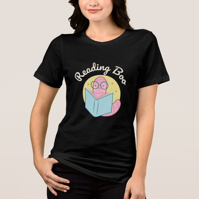 Camiseta Triblenda Bibliotecario De La Semana Nacional De La Bibliote (Anverso)