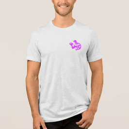 Camiseta Triblenda Bicep Curl Minimalist Gym - Purple Fitness Design
