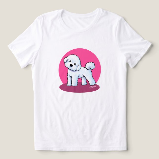 Camiseta Triblenda Bichon Frise (Diseño delantero )