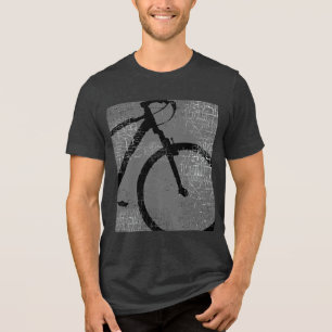 Camiseta Triblenda Bicicleta con problemas en negro